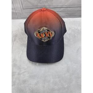 VTG Puma Hat 35th Super Bowl  ‘01 Cap Adult One Size Ombre Red Football Florida